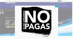 Desktop Screenshot of cenpol.es